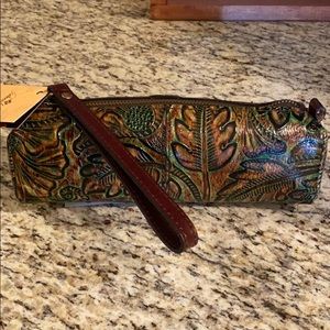 Patricia Nash Leather Isla Cosmetic Bag